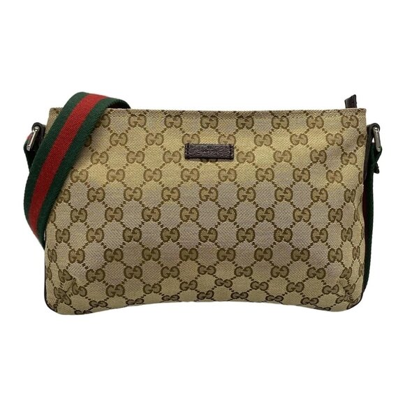 GUCCI Leather Shoulder Bag 610-071225 - Picture 1 of 14